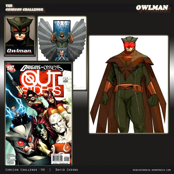 Owlman Concept Sheet